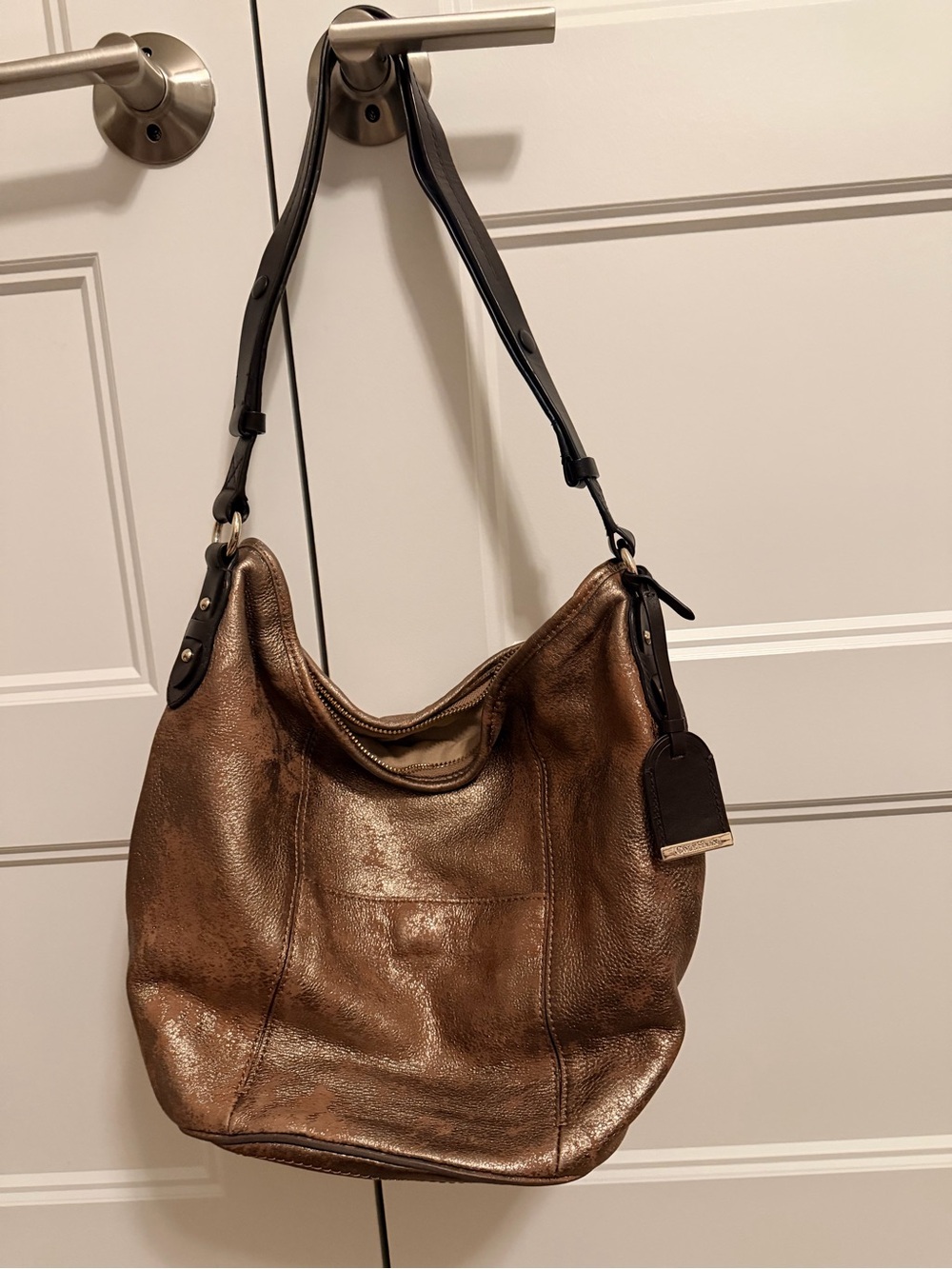 Cole Haan Bucket Bag, gold color